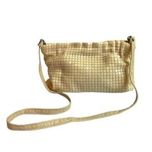 Vintage cream Chainlink Purse shoulder bag